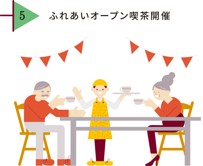 5.ふれあいオープン喫茶開催